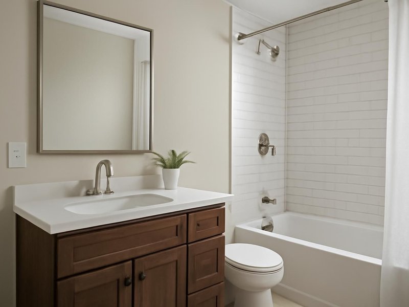 AI concept: Guest bath refresh