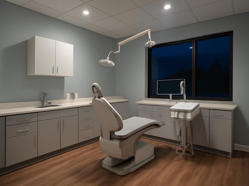 AI concept: Dental office refresh, nights