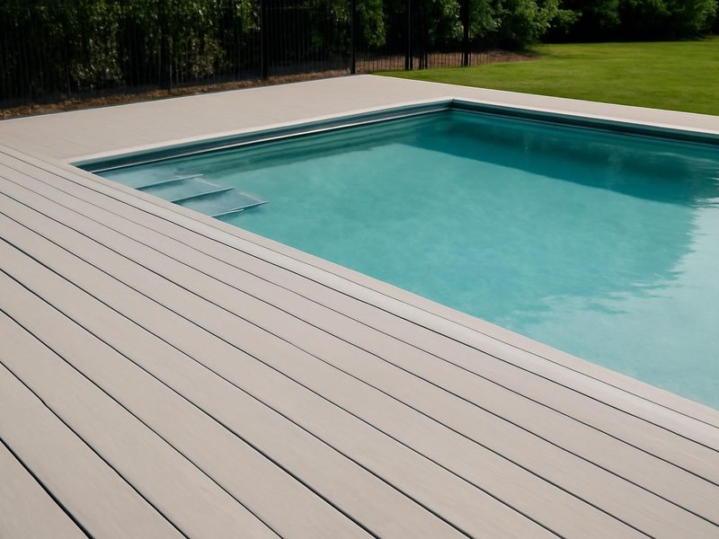 AI concept: Pool deck, AZEK PVC