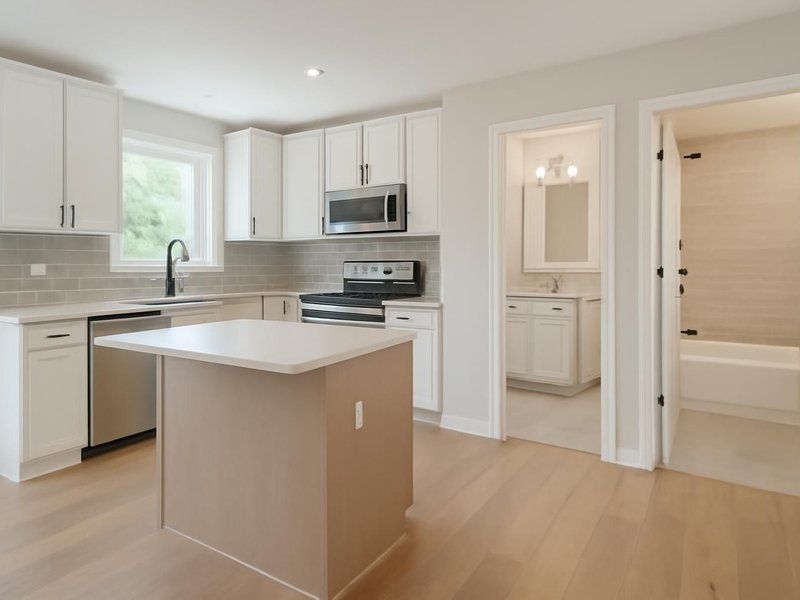 AI concept: Kitchen and two baths, order set