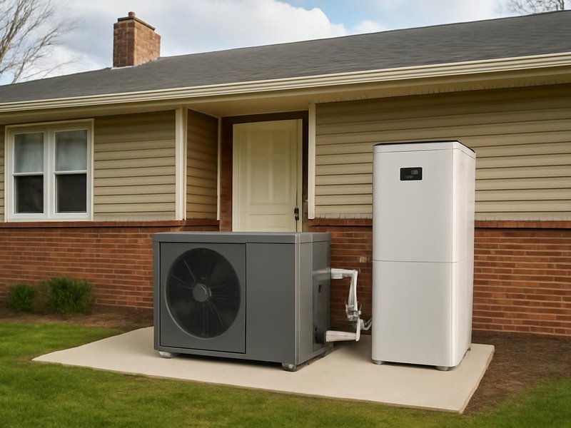 AI concept: Ranch, oil to heat pump package