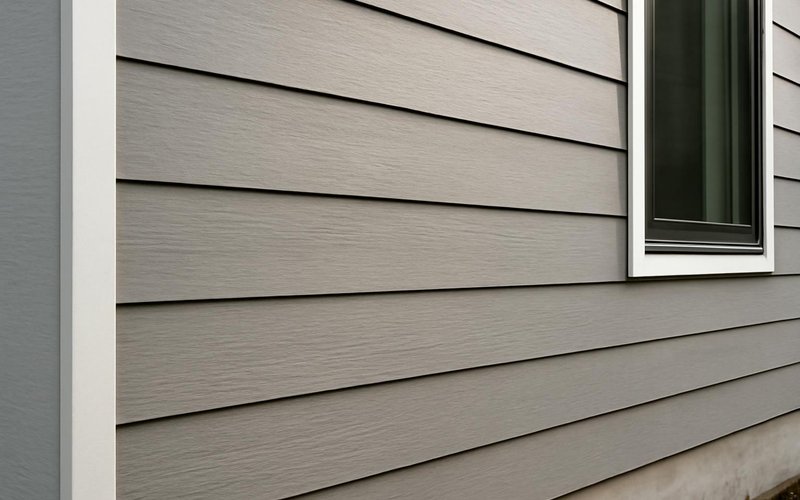 AI concept: Nichiha fiber cement panels on a modern house