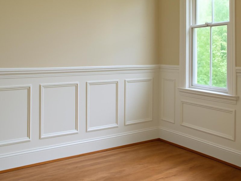 AI concept: Dining room wainscoting
