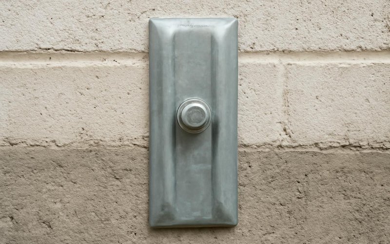 AI concept: Wall anchor plate on a basement wall