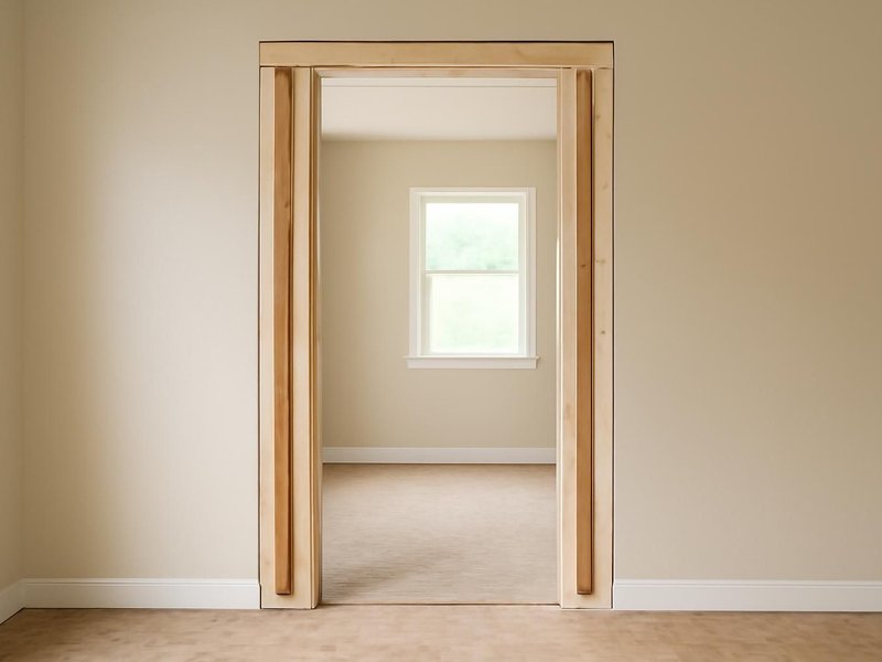 AI concept: Existing condition: narrow doorway between two rooms