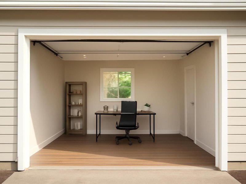 AI concept: One-car to home office