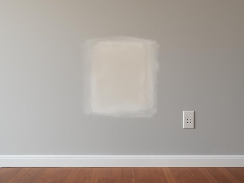 AI concept: Remodeled idea: patched and painted wall with no visible repair