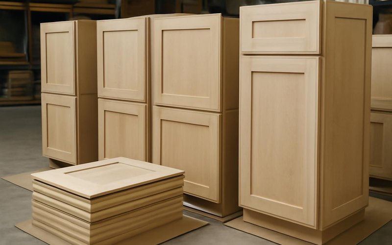 AI concept: Stock shaker cabinets stacked in a warehouse