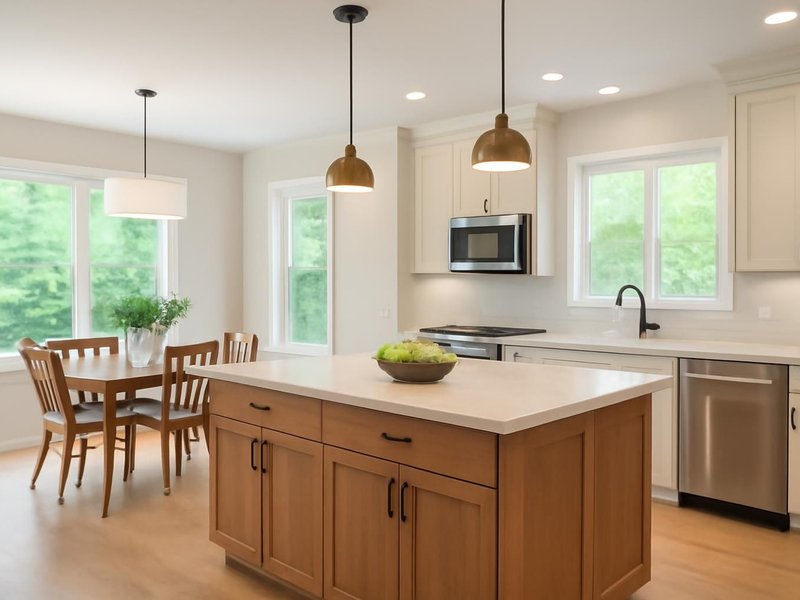 Kitchen and dining, 3D design