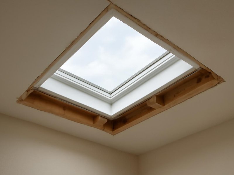 Leaking skylight replaced