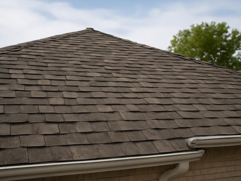 AI concept: Hail, full Class 4 roof