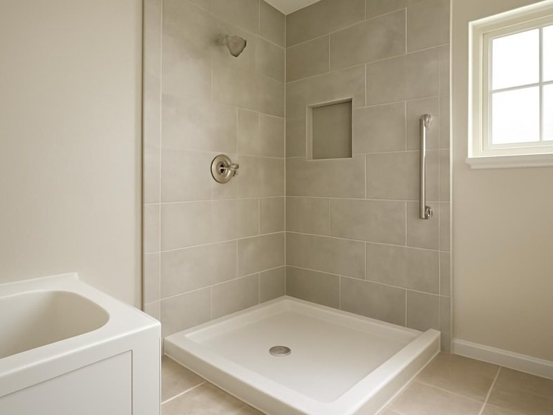 AI concept: Low-threshold shower for a dad