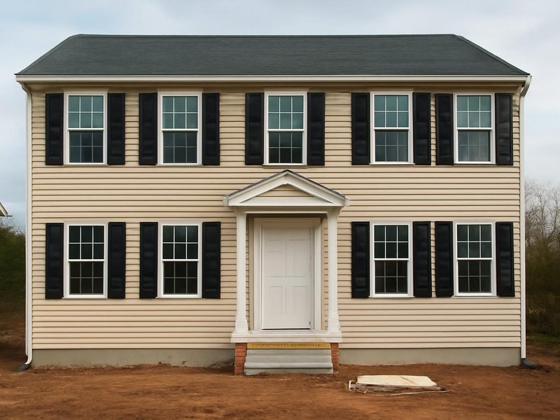 AI concept: Colonial, insulated vinyl