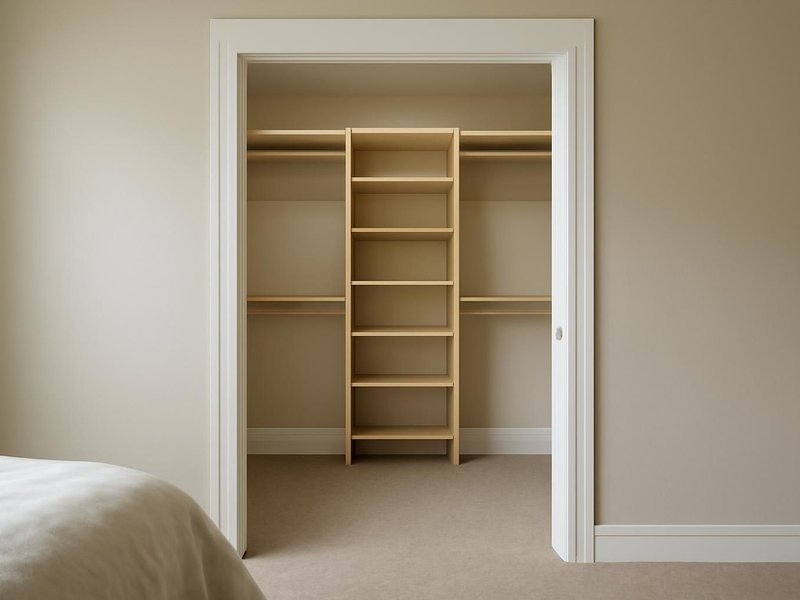 Walk-in framed from bedroom
