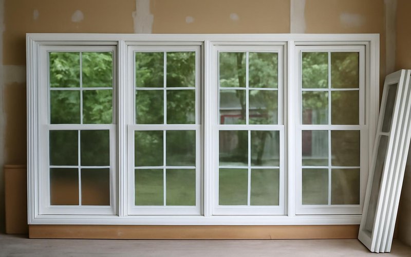 Replacement windows built to size at a factory